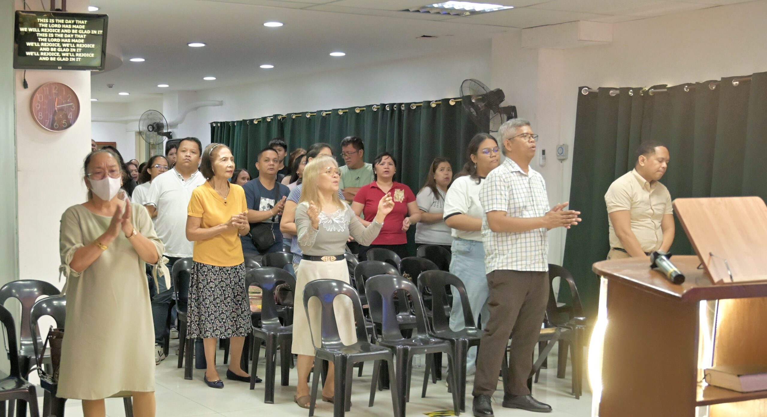 Word of Hope Caloocan congregation worshipping